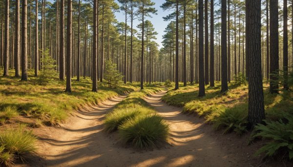 Randonnee landes sentiers nature foret ocean